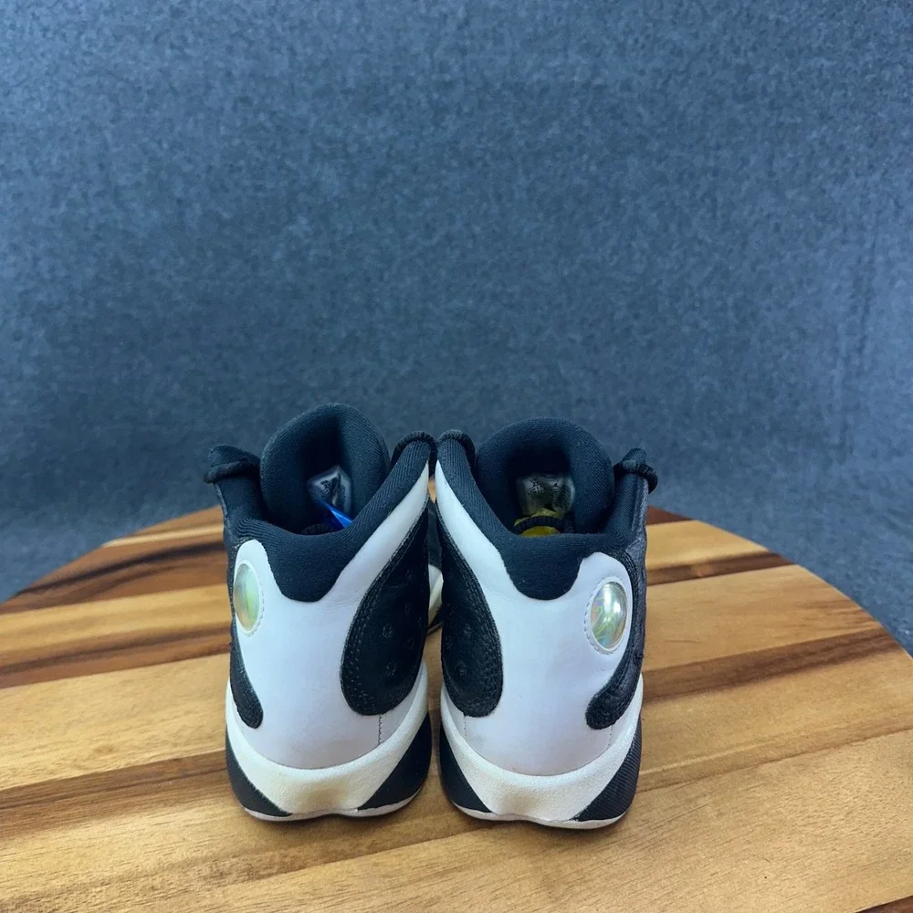 Air Jordan 13 Reverse He Got Game Shoes Kids Size 2Y GS Black White 414575-061